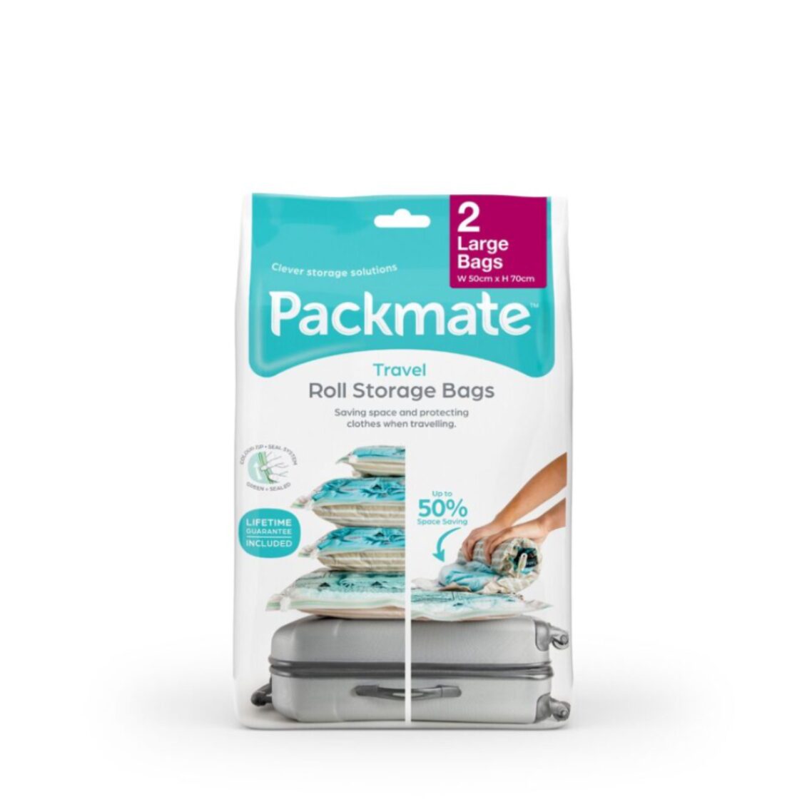 Pack Mate Storage Bags - 2 Large Travel & Roll Bag set
