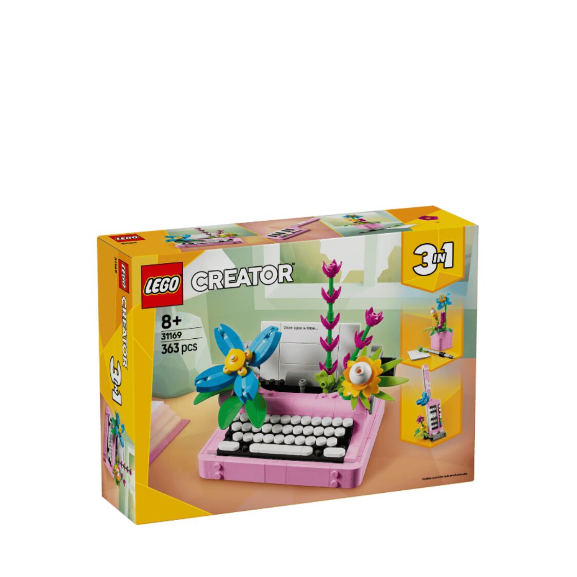 Lego Typewriter with Flowers 31169