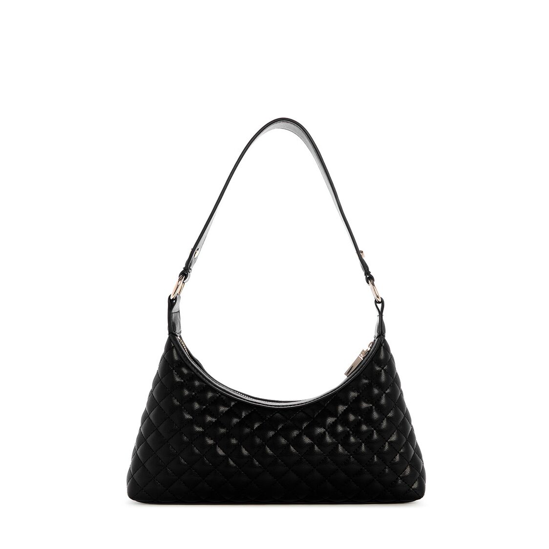 Guess Everlee Top Zip Shoulder Bag - Black
