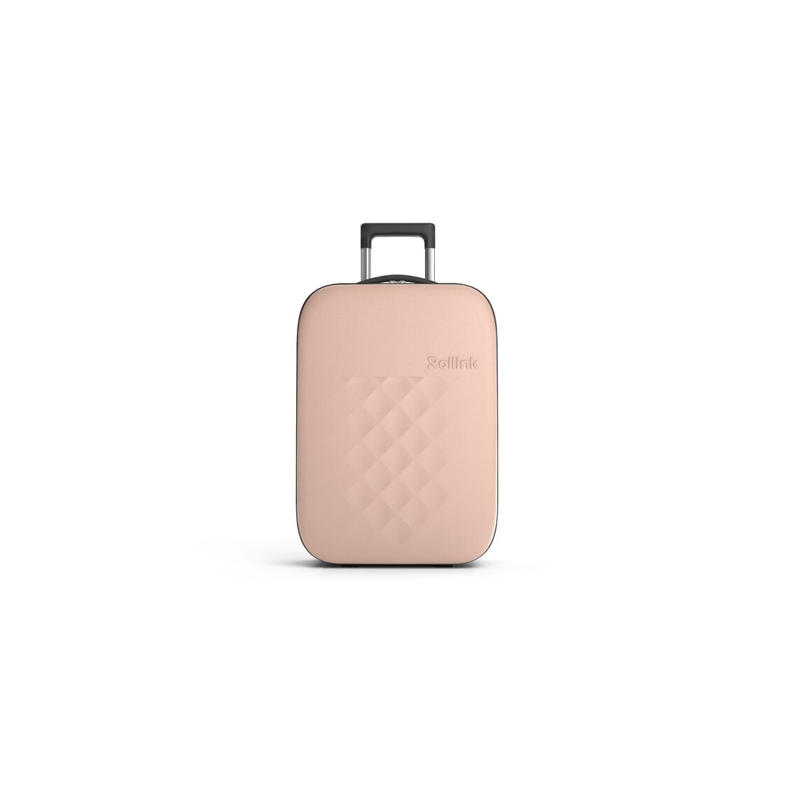 Rollink VEGA II Flex 21" Collapsible Carryon Suitcase - Rose Smoke