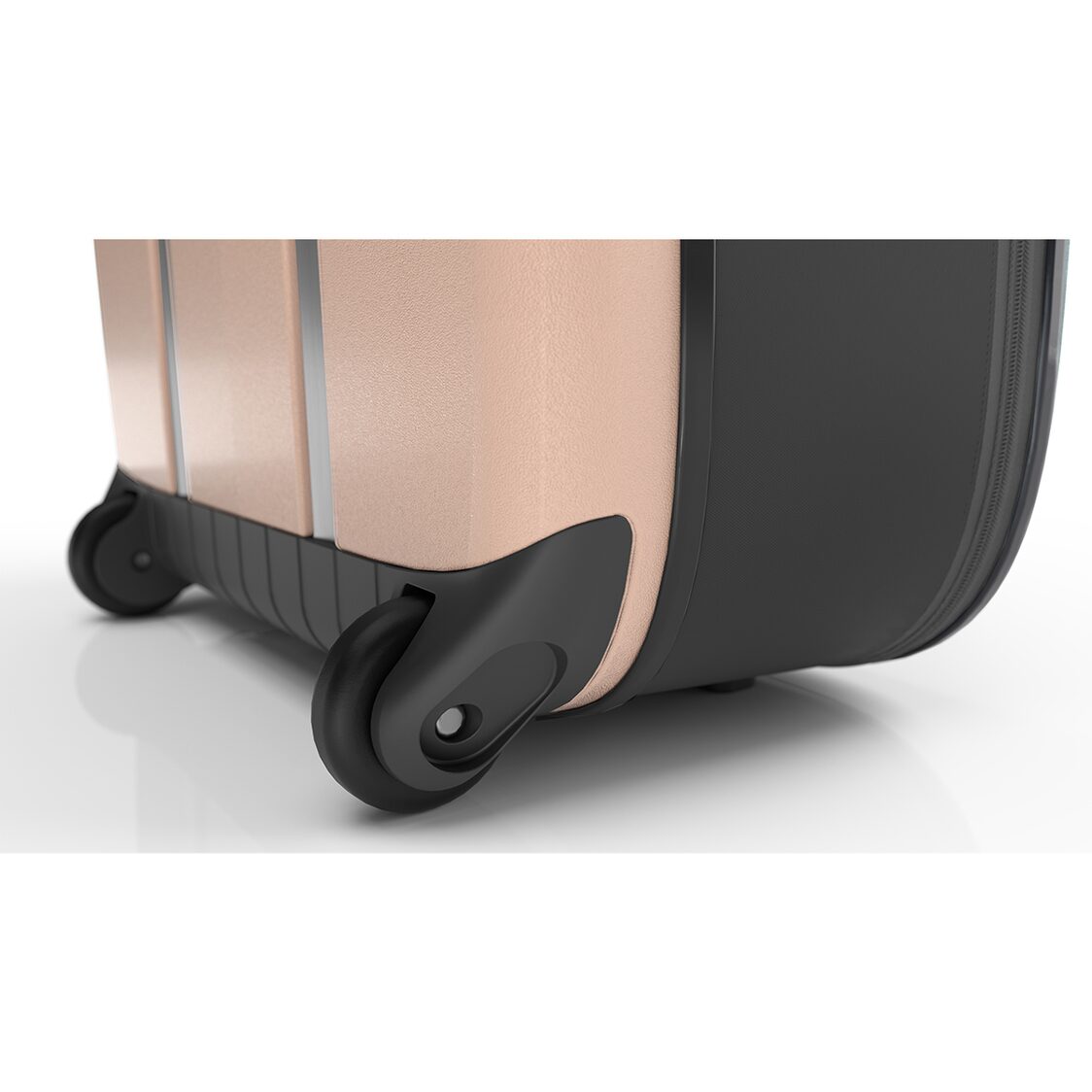 Rollink VEGA II Flex 21" Collapsible Carryon Suitcase - Rose Smoke