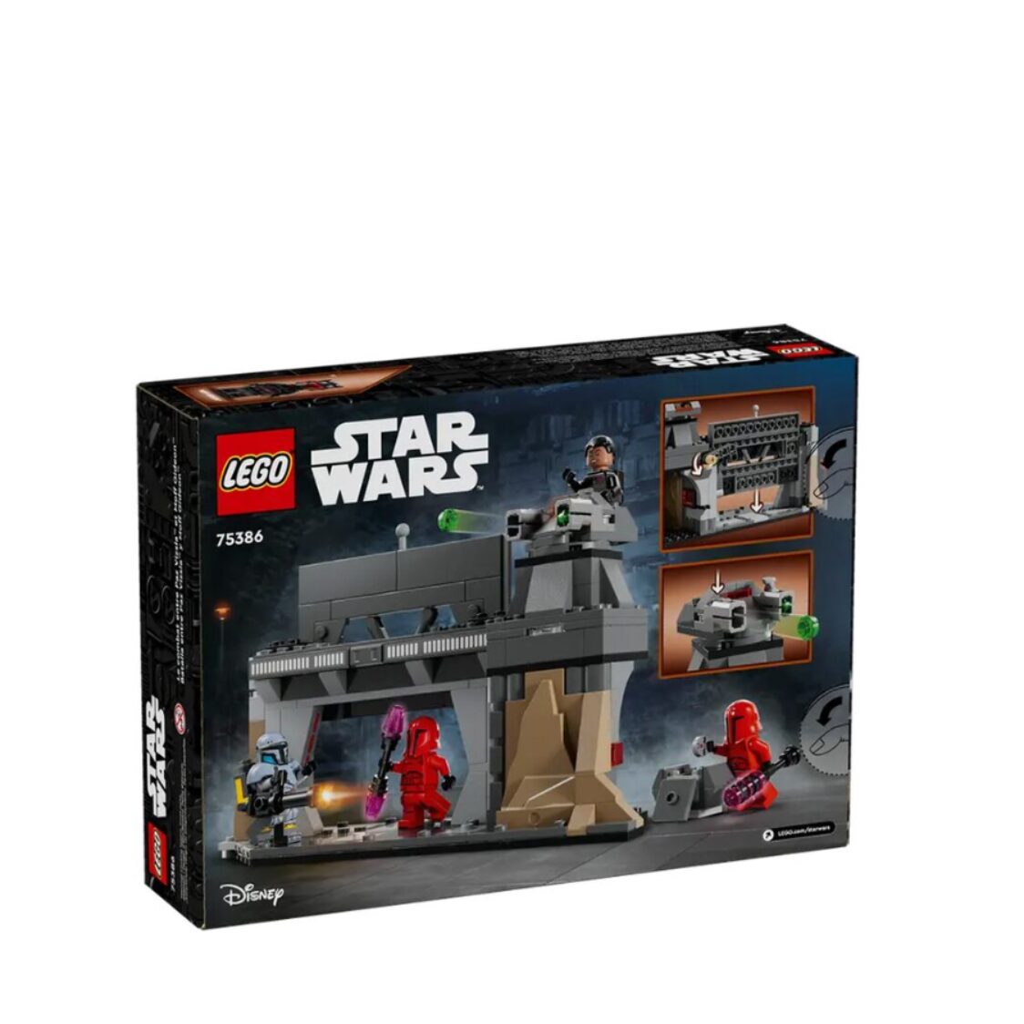 Lego Paz Vizsla and Moff Gideon Battle 75386