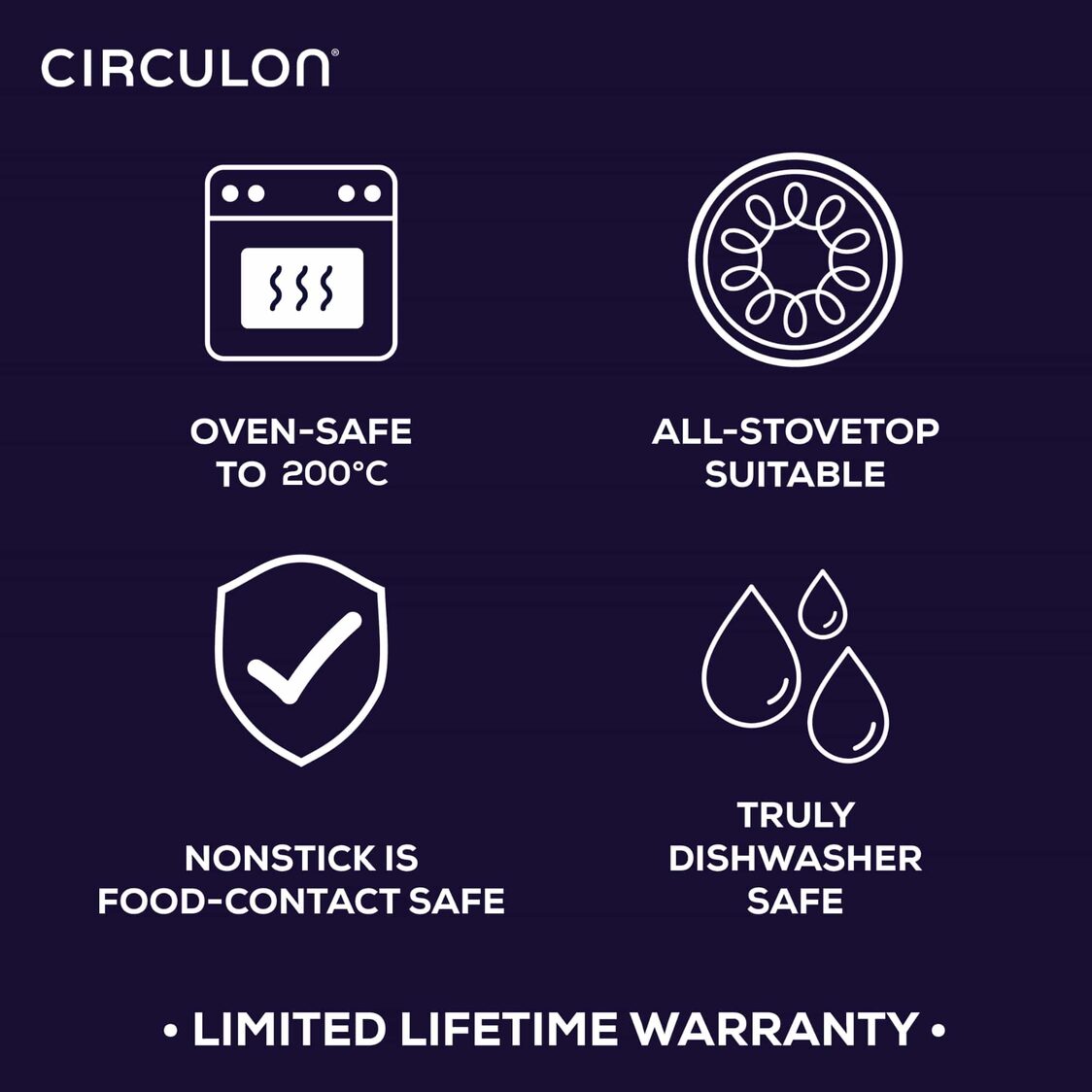 Circulon ScratchDefense A1 16cm/1.8L Covered Saucepan