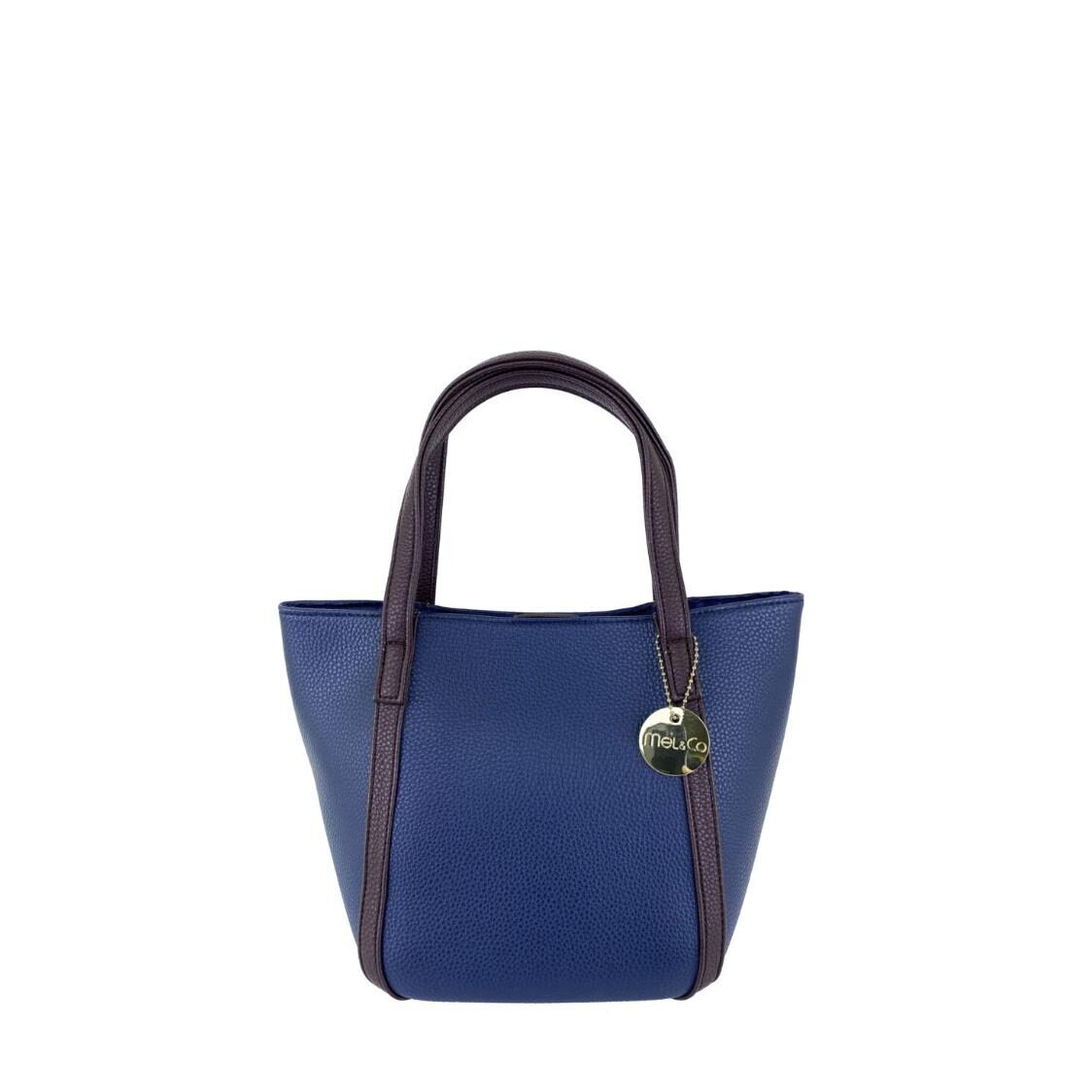 Mel&Co Pebbled Faux Leather Casual Bag