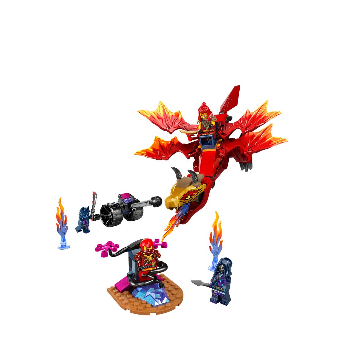 Lego Ninjago Lego Kai's Source Dragon Battle 71815