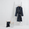 Jaju Stripe Terry Bathrobe