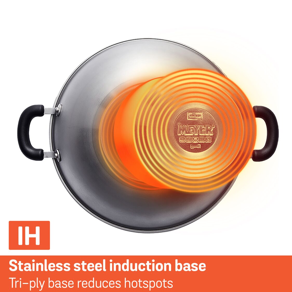 Meyer Centennial Stainless Steel Chinese Wok (Induction)