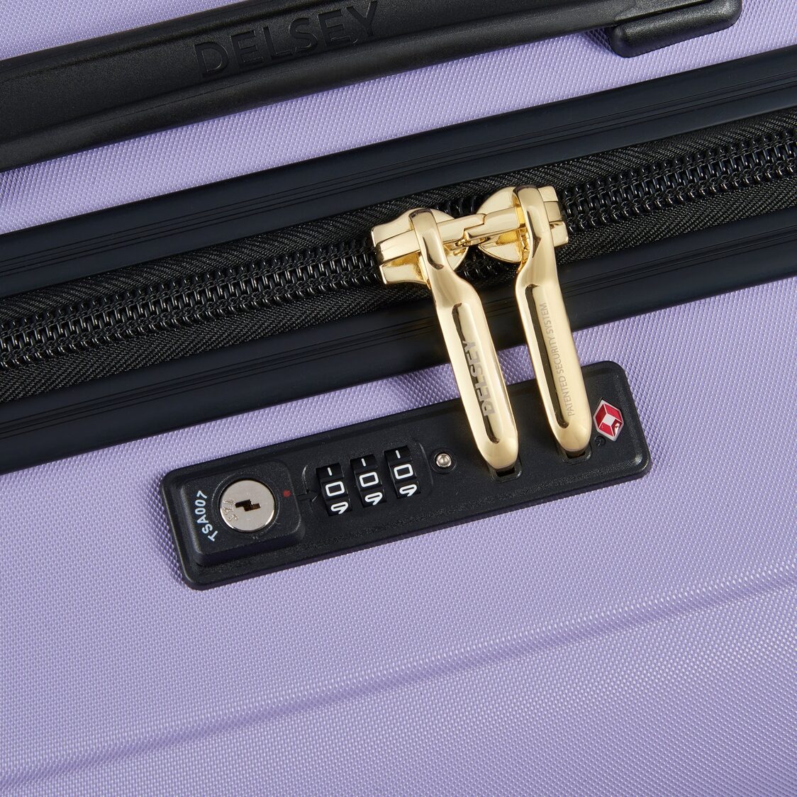 Delsey Paris Segur 2.0 4 Double Wheels Expandable Trolley Luggage Case - Lavender
