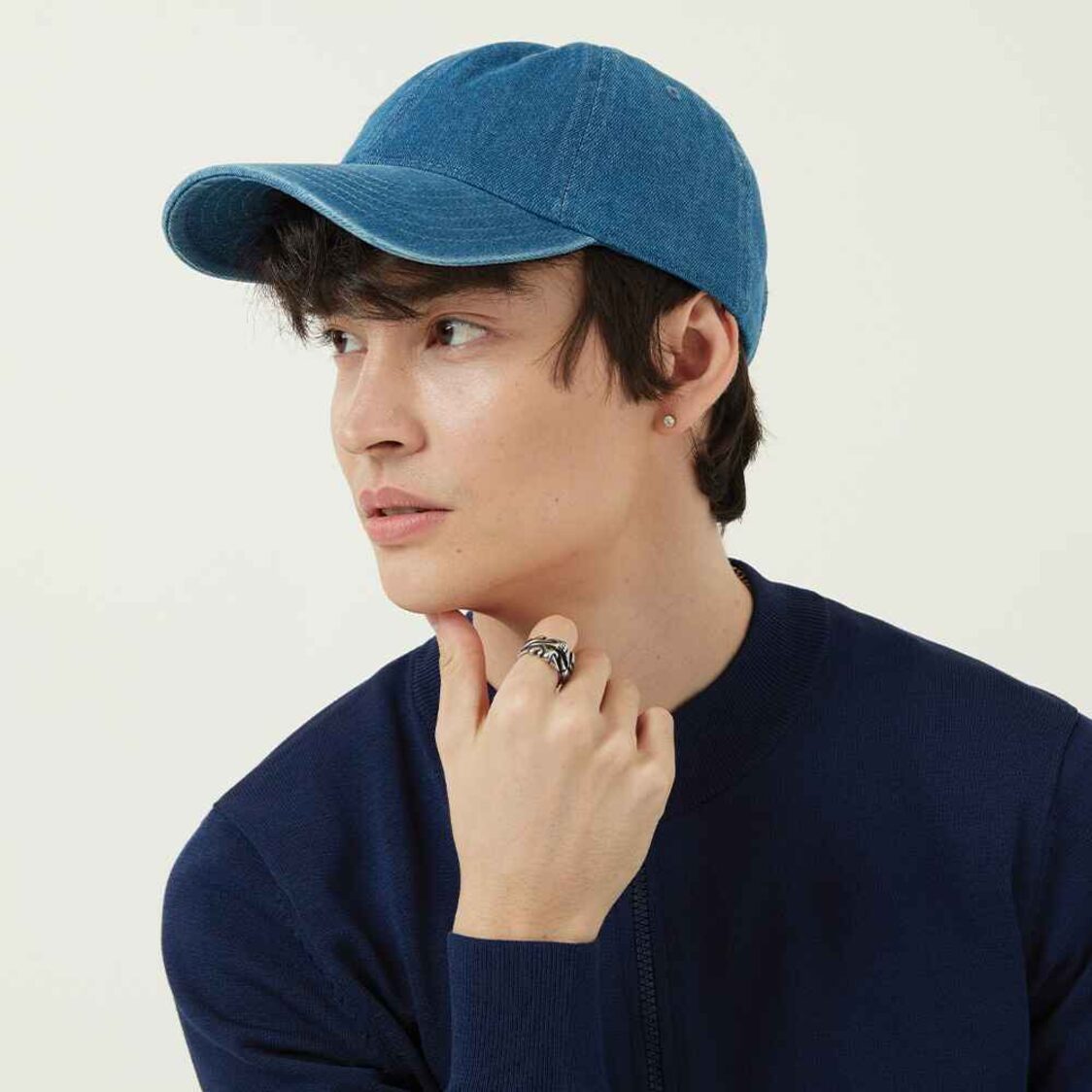 K/Woods Denim Hat In Blue