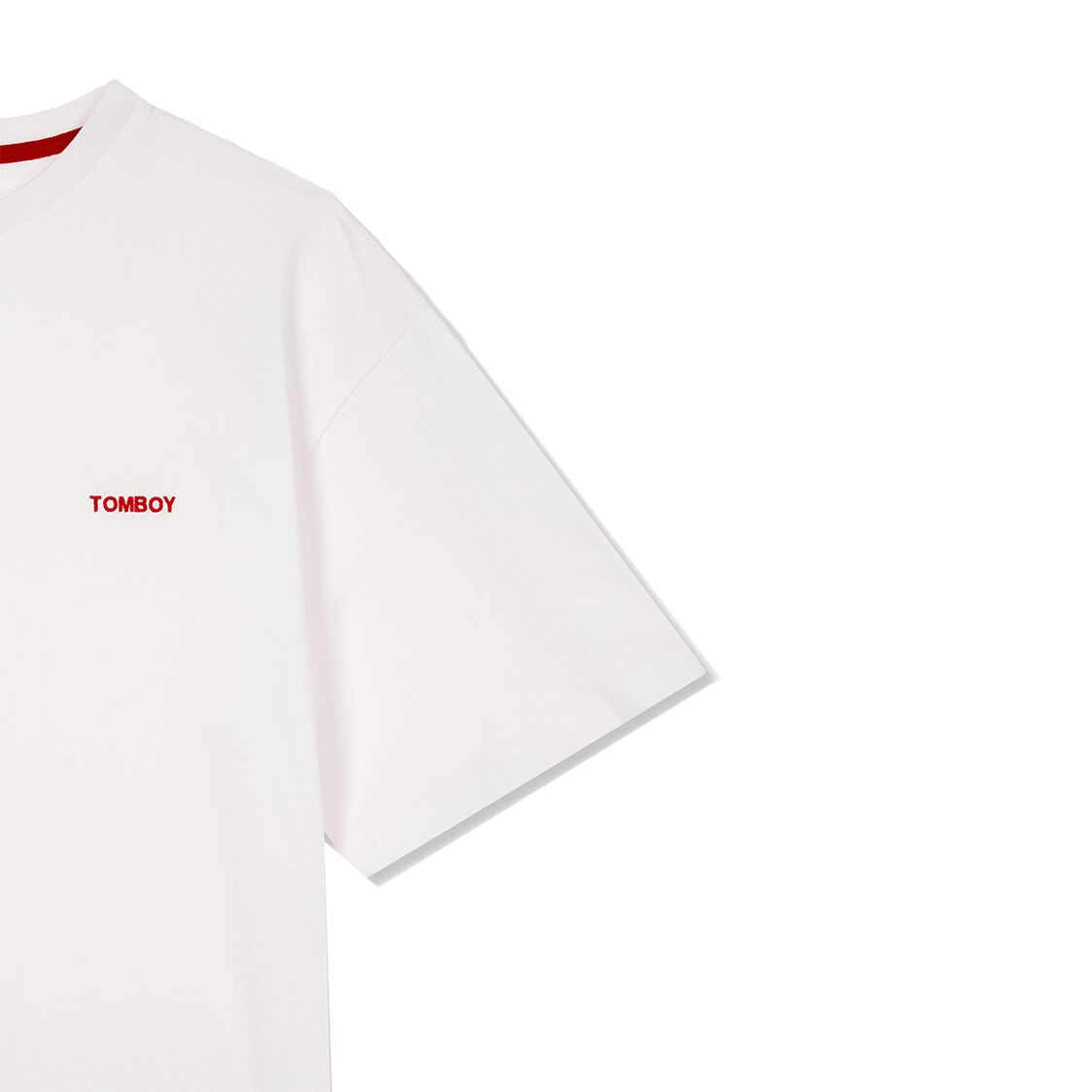 Studio Tomboy Logo Embroidered Hidden Pocket T-Shirt