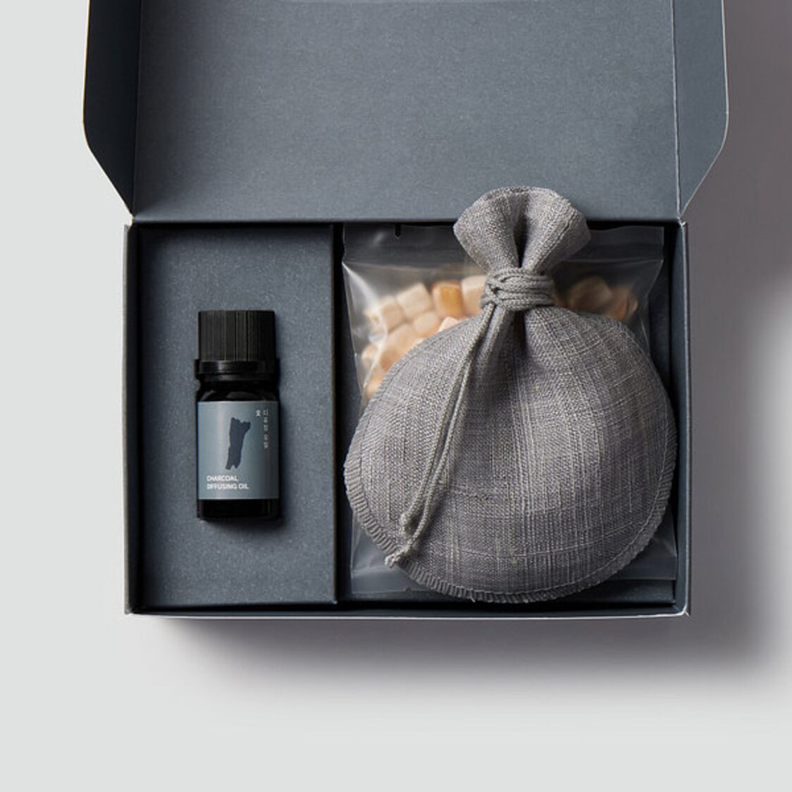 Jaju Diffusing Oil 10ml & Sachet 30g Set Charcoal