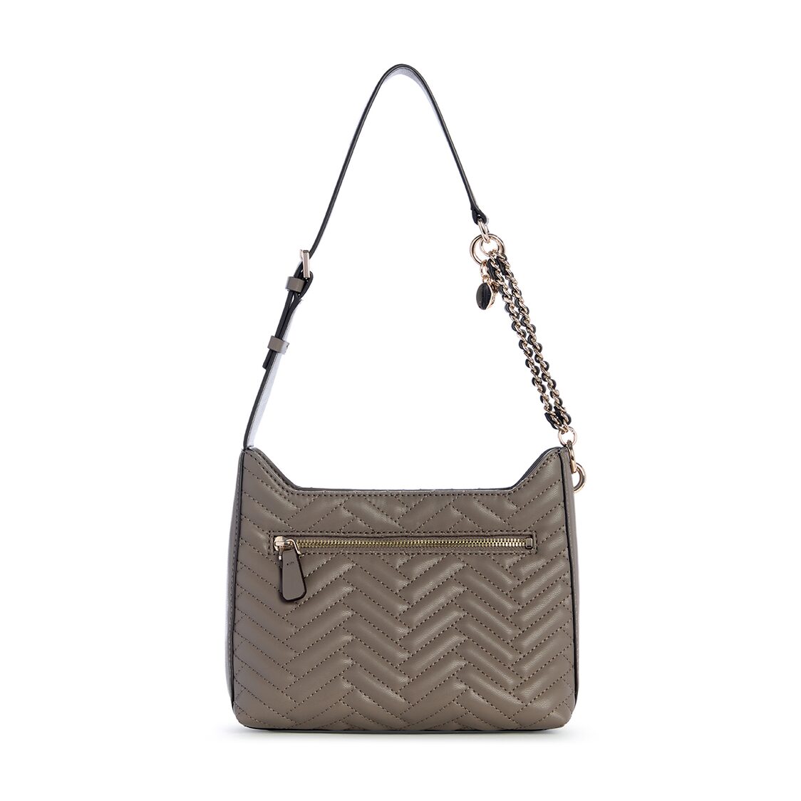 Guess Anning Shoulder Bag, Dark Taupe