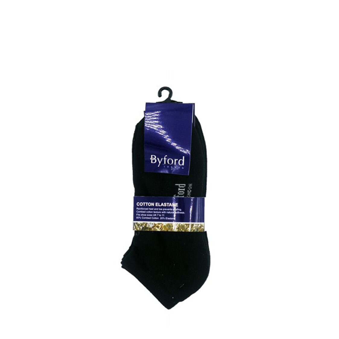 Byford 3pcs Men Half Terry Ankle Socks