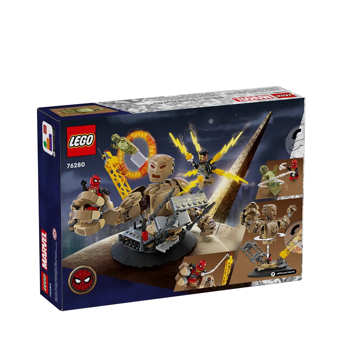 Lego Spiderman Vs Sandman Final battle 76280
