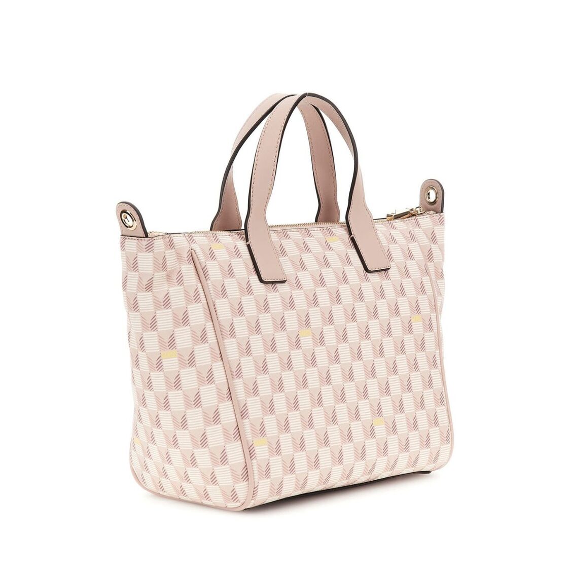 FOLLIE SMALL TOTE,BLUSH LOGO