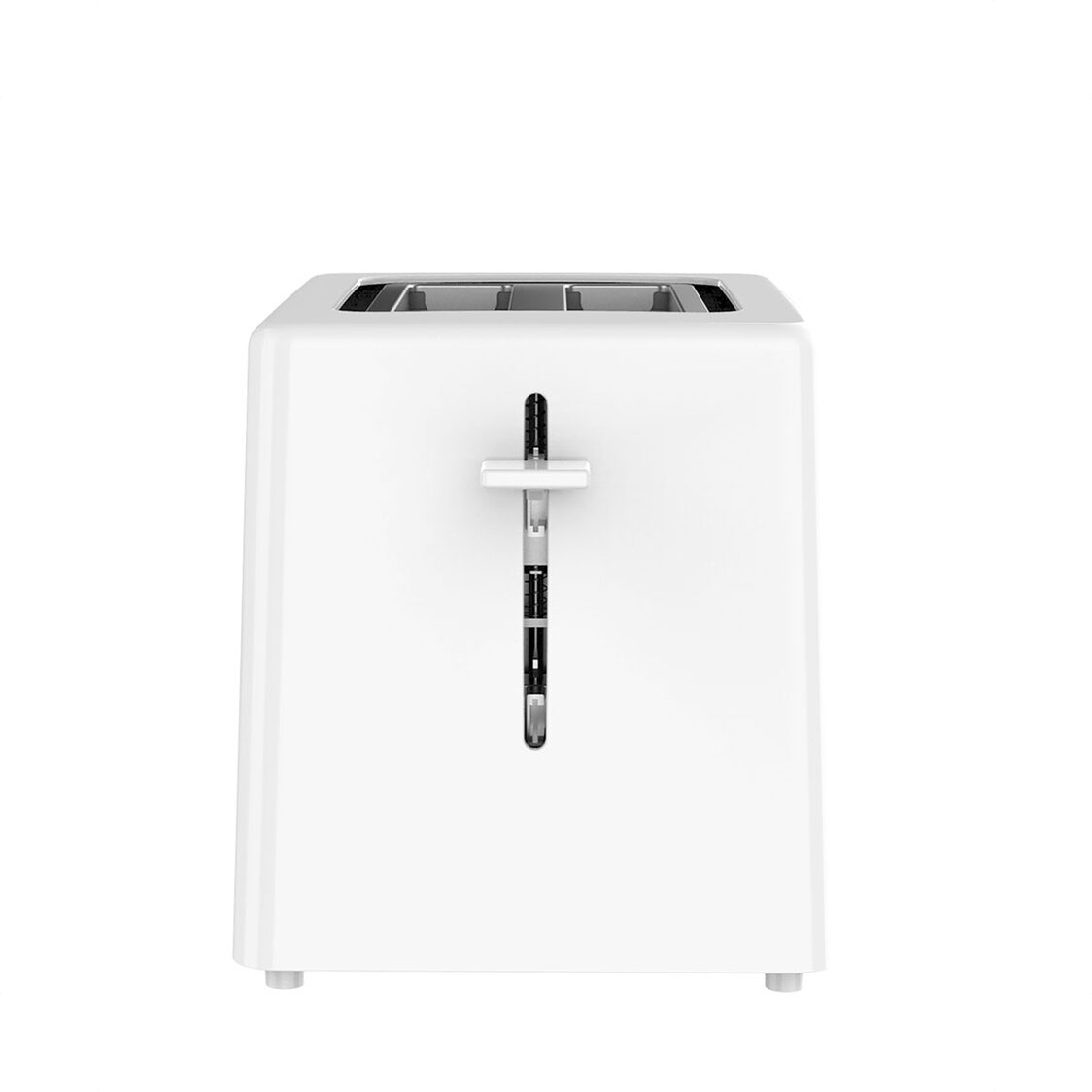 Odette Advanced Digital Touch Panel 2-Slice Bread Toaster With Croissant Warming Rack