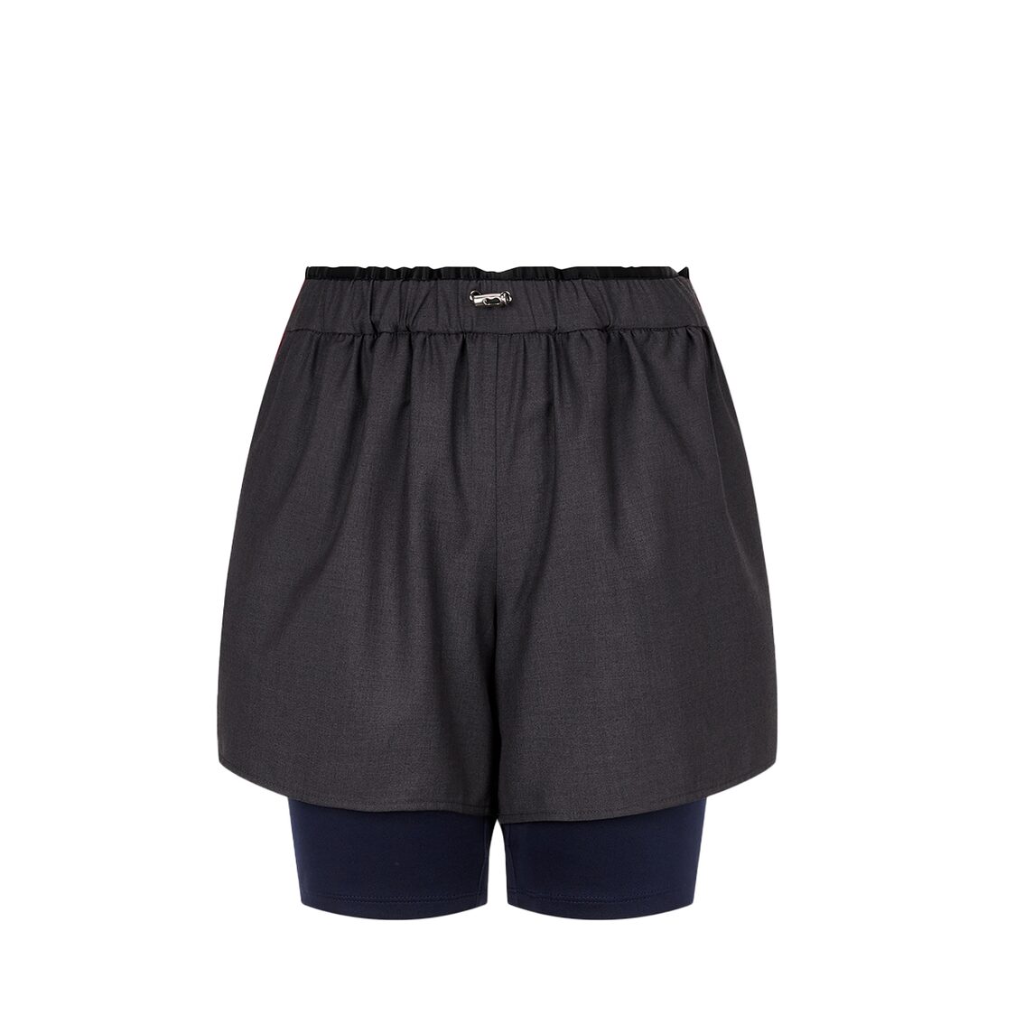 Studio Tomboy Lined Track Shorts Charcoal