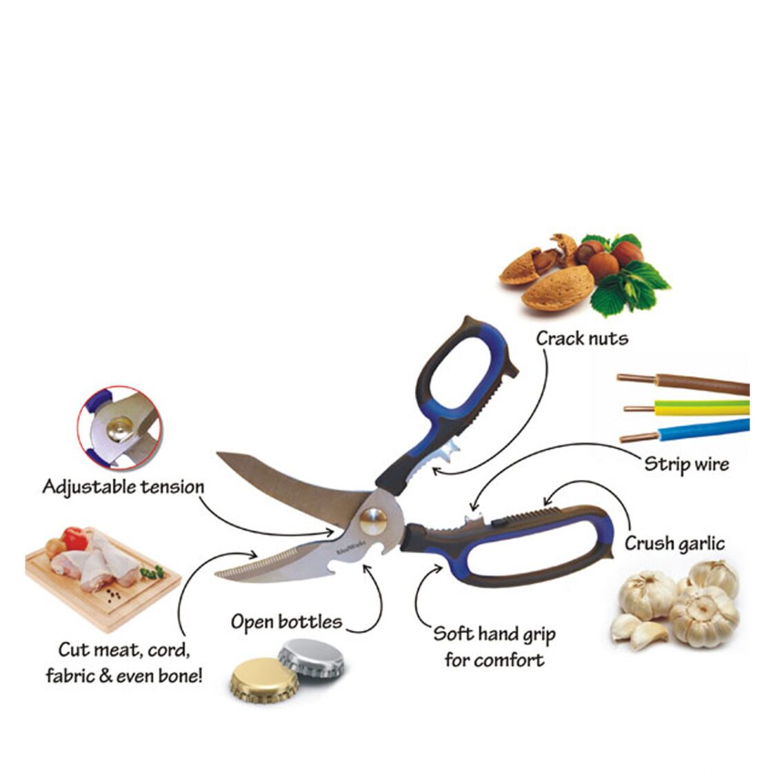 AnySharp 5 in 1 Smart Scissors