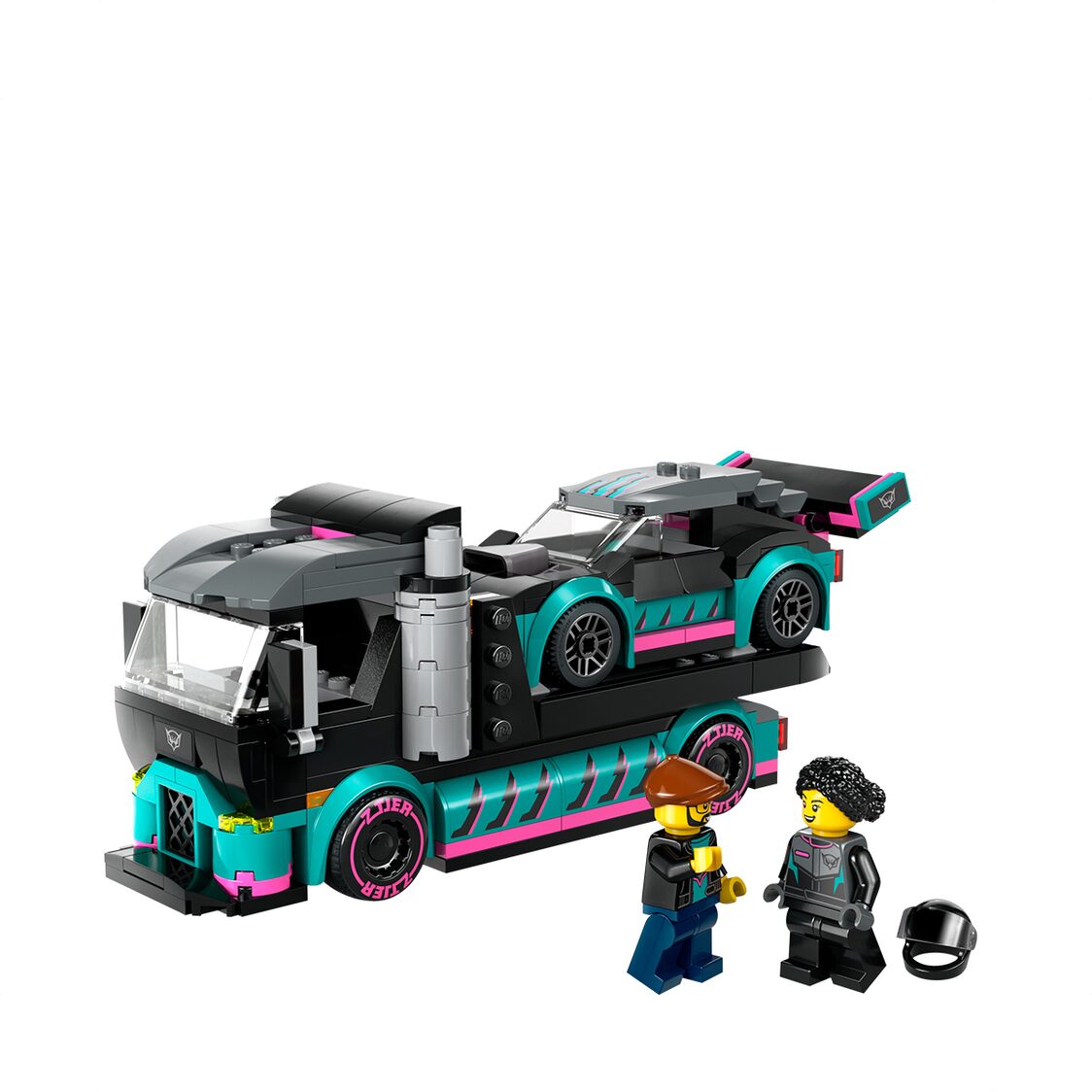LEGO City Race Car and Car Carrier Truck 60406