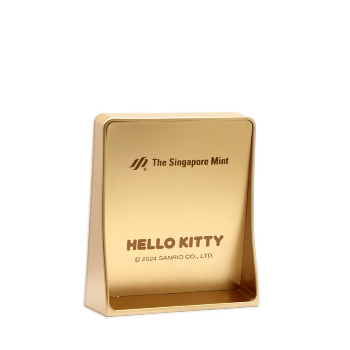 The Singapore Mint Hello Kitty Showa Collection 24K Gold Foil in Frame