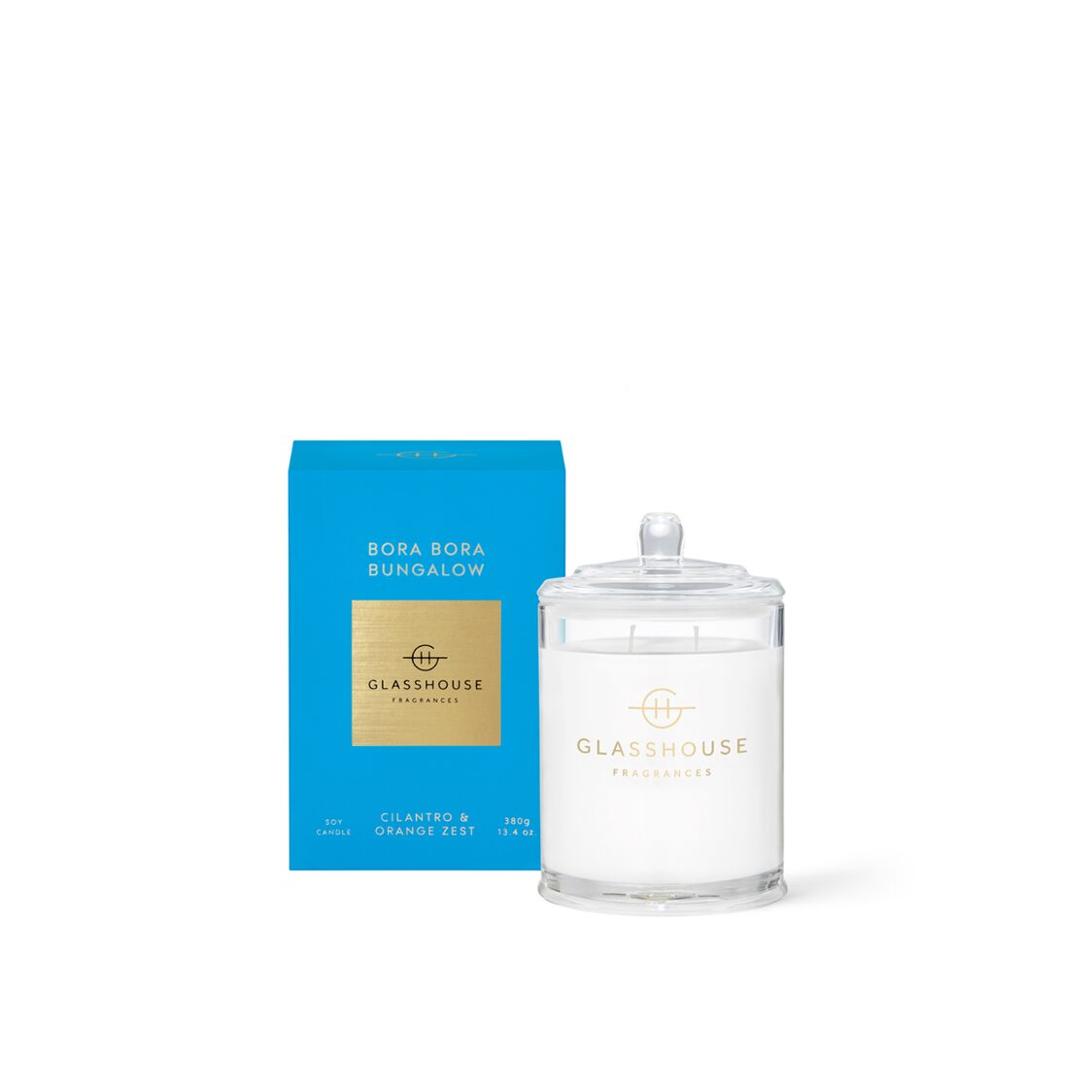 Glasshouse Soy Candle 380g | Bora Bora Bungalow