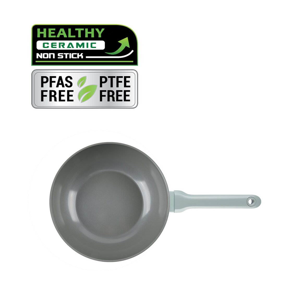 La Gourmet Shogun Okinawa 24cm Ceramic Deep Frypan With Lid LGSNOA425294