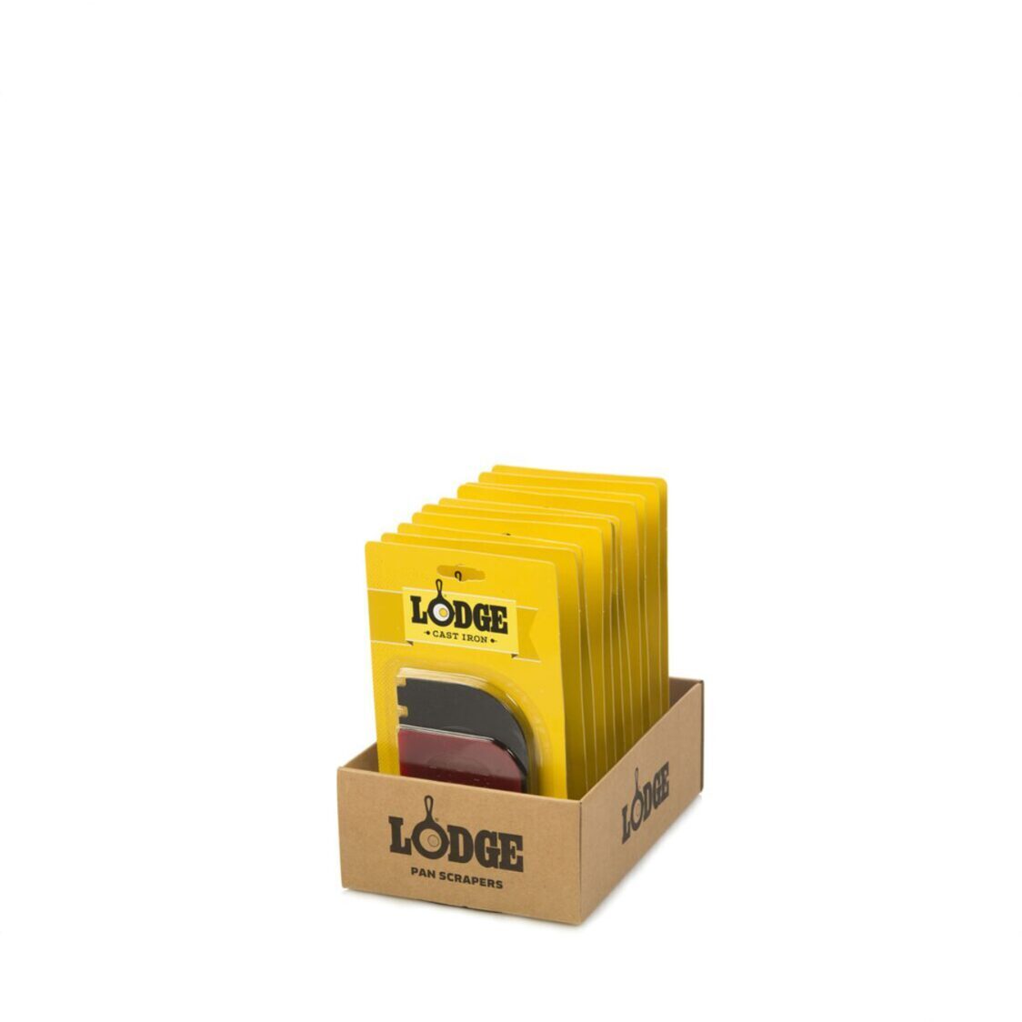 Lodge Scraper Combo Set 1 Red Pan Scraper and 1 Black Grill Pan Scraper