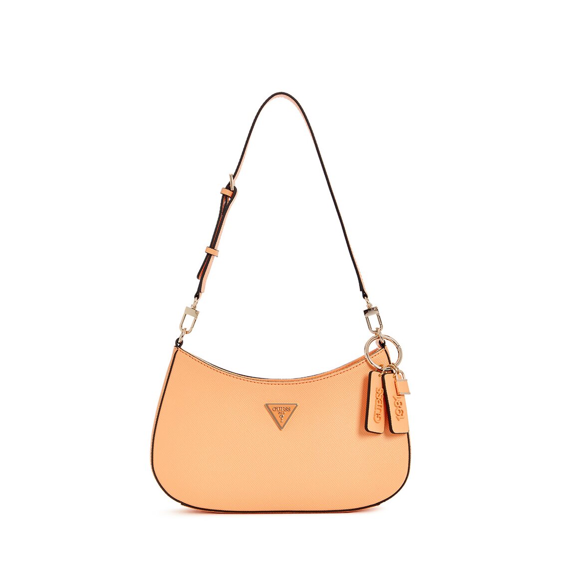 Guess Noelle Top Zip Shoulder Bag, Apricot