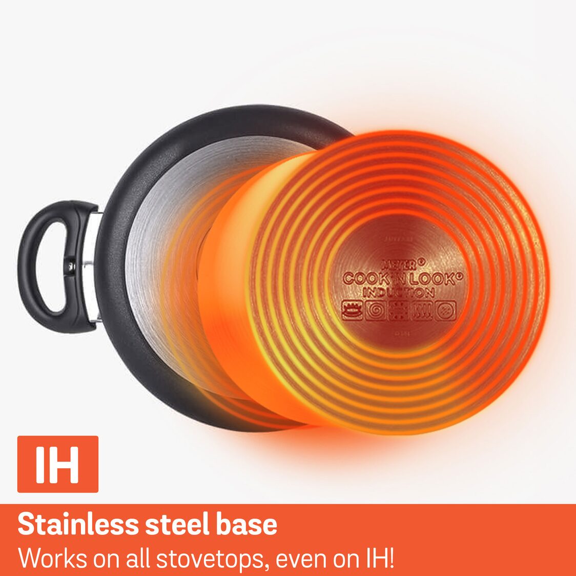 Meyer Cook N Look Nonstick 24cm | 7.6L Saucepot (Induction) 18888