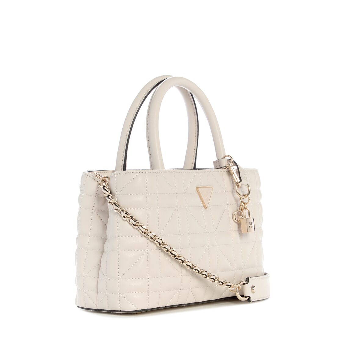 Guess Edita Elite Satchel - Stone