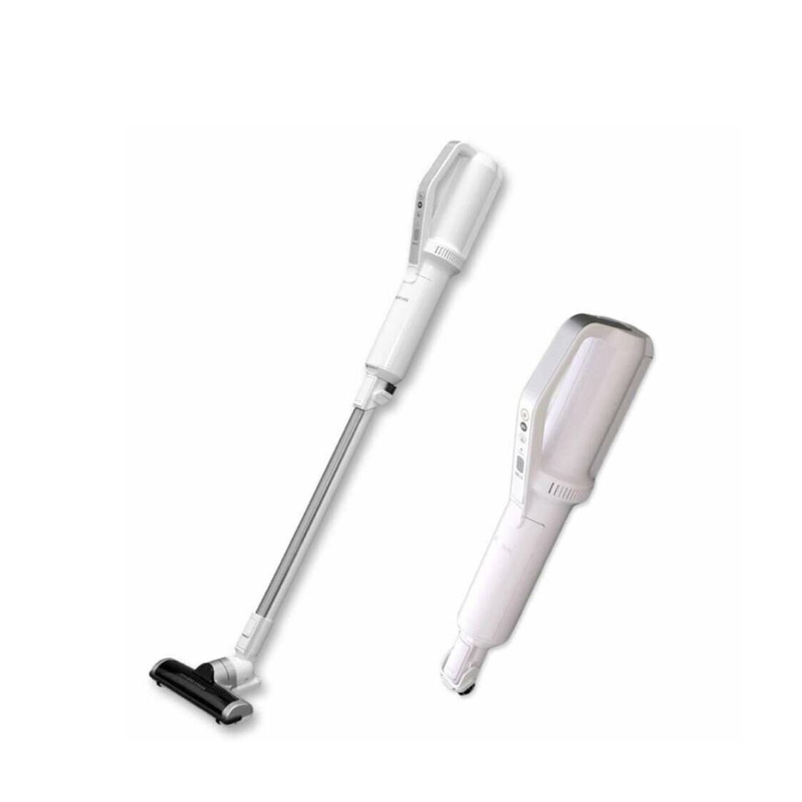 Iris Ohyama SLDC8 Lightest 1.2kg Wireless Stick Vacuum Cleaner With Revolutionary Dust Detect Sensor -White