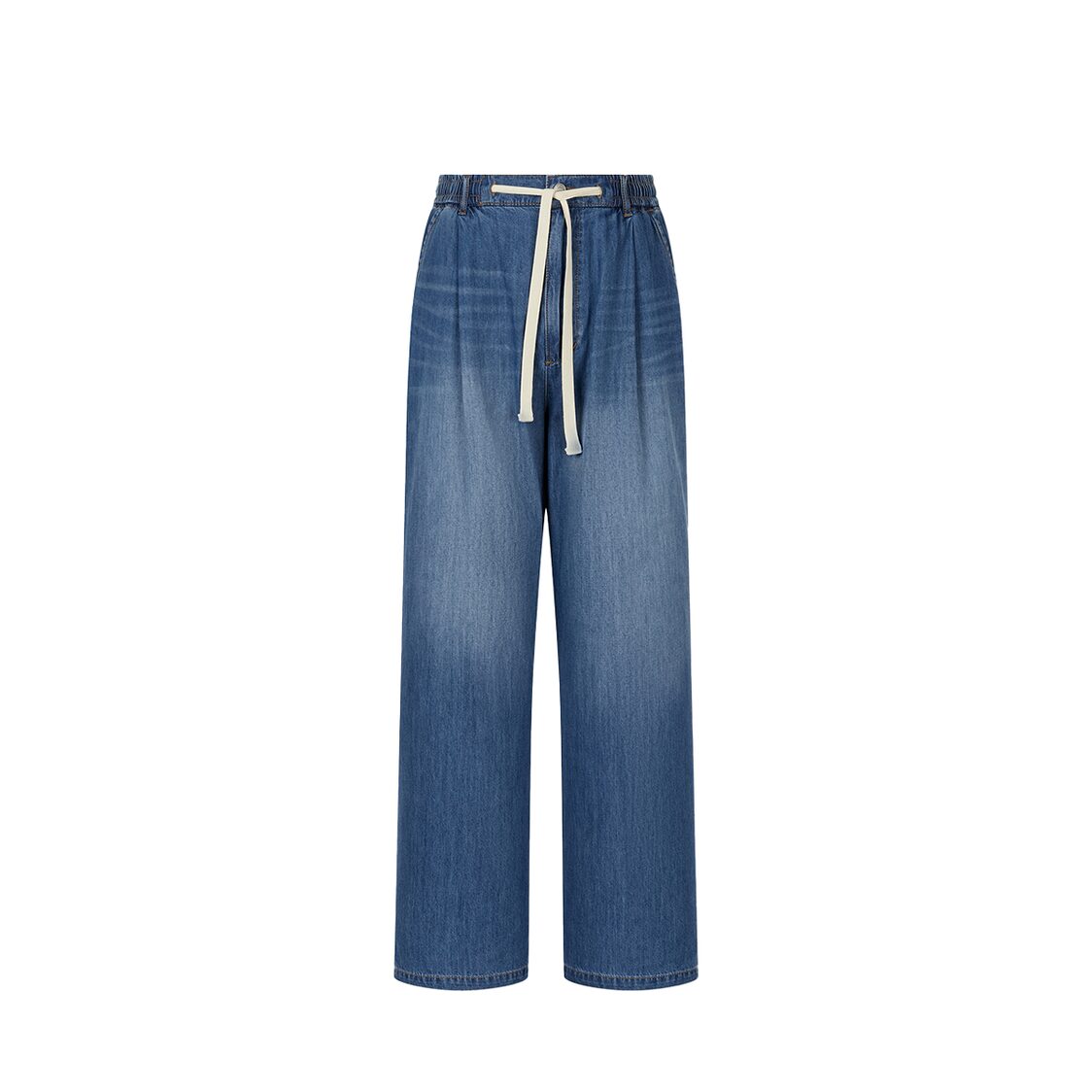 Studio Tomboy String Banded Denim Pants Blue