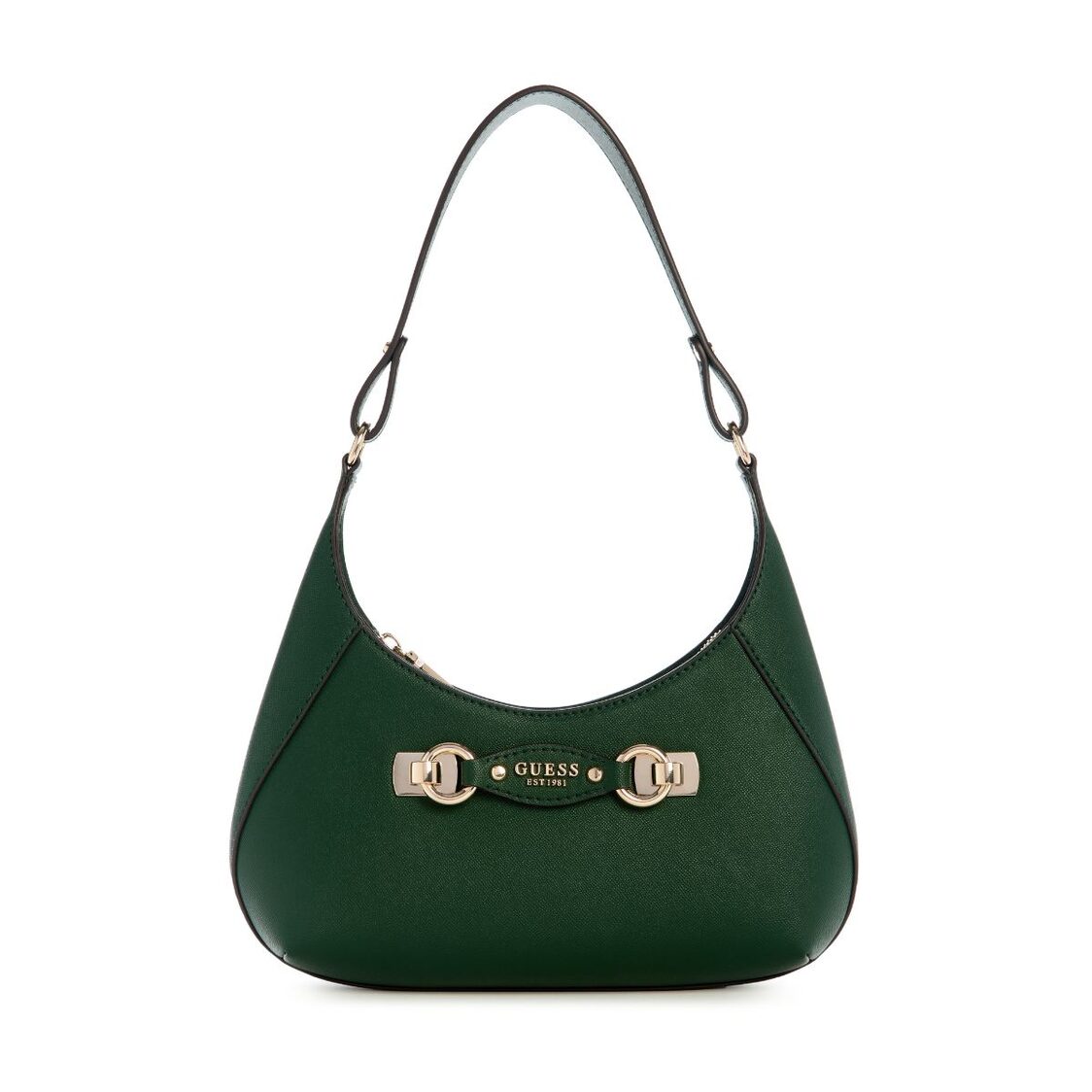 Guess Mimina Top Zip Shoulder Bag - Forest