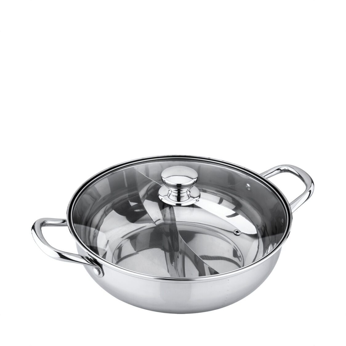 Iwatani Divided Steamboat Pan 28cm 326JY-B09CS-28D