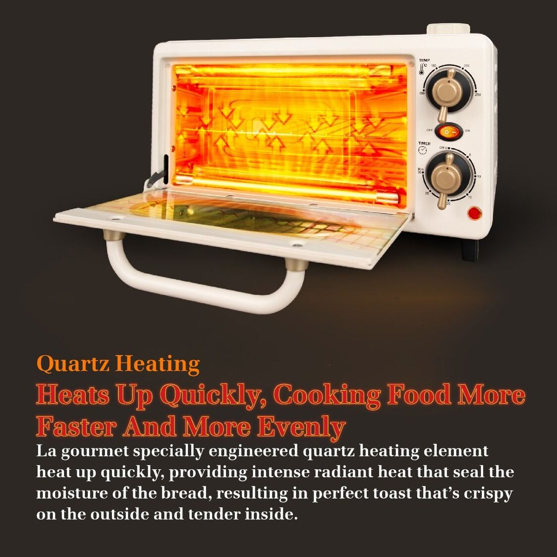 La Gourmet 10L Electric Steam Oven LGELOV420794