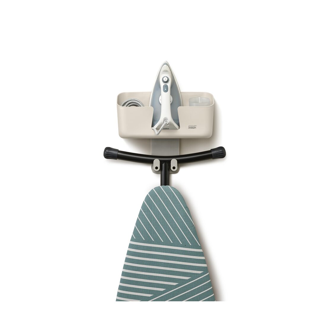 Joseph-Joseph IronHub Wall-mounted Ecru Iron Storage Caddy