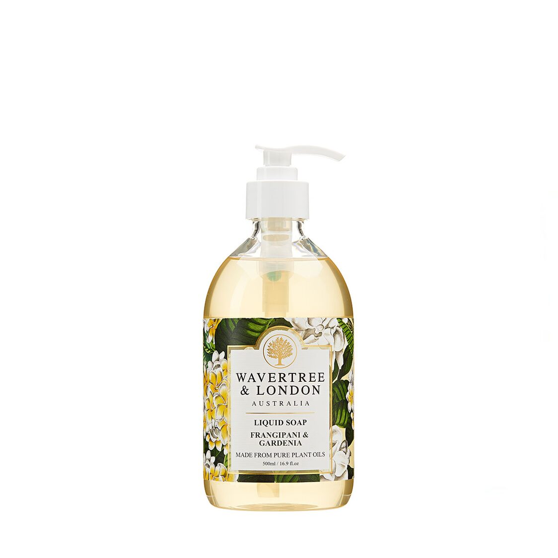 Wavertree & London Frangipani & Gardenia Liquid Soap 500ml