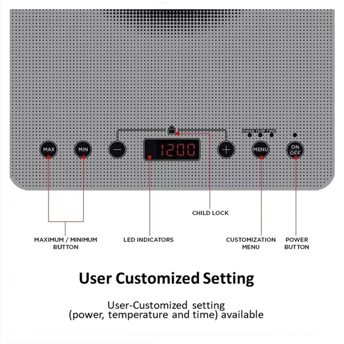 Happycall Smart IH Induction Cooker - 2000W (HC-IH4300)