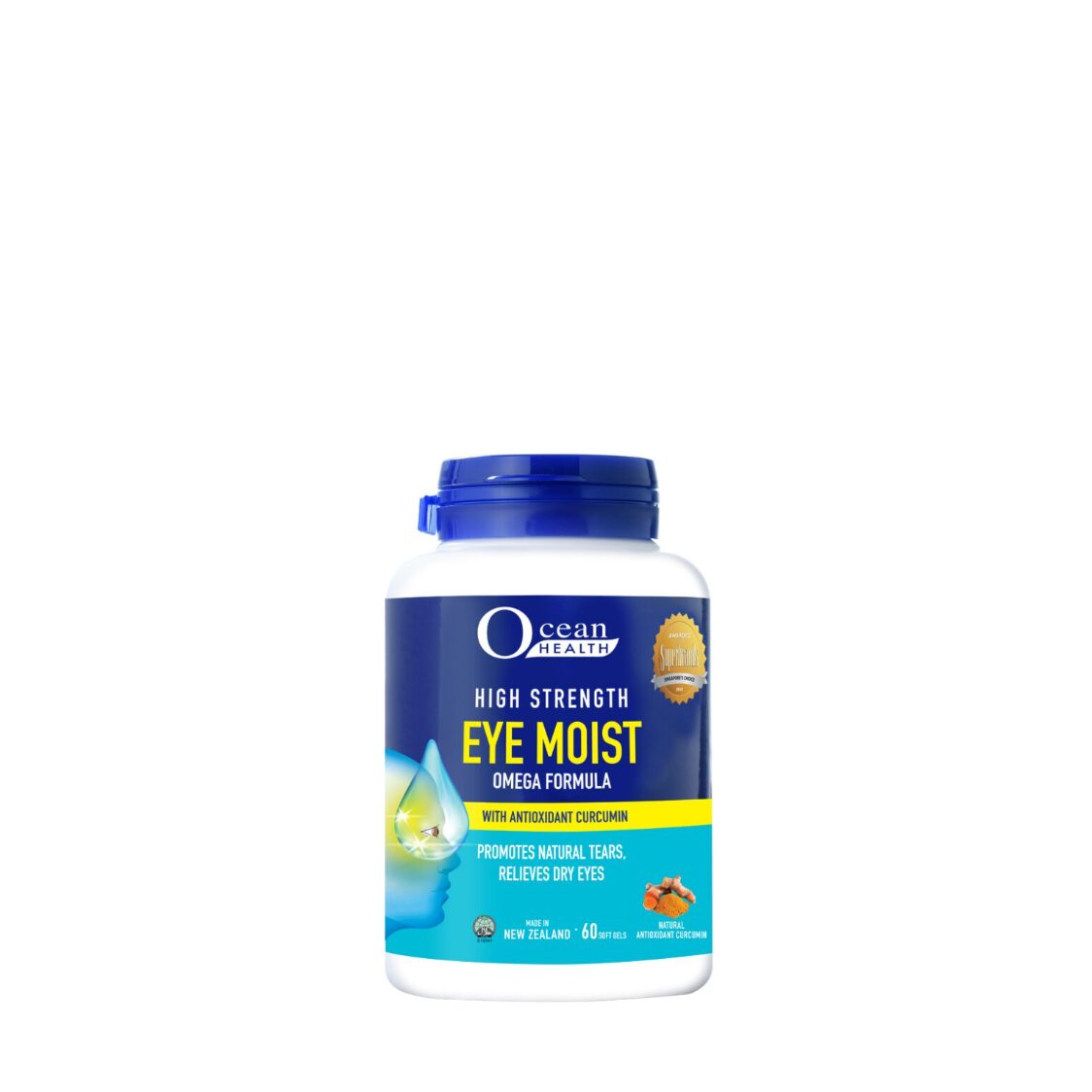 Ocean Health High Strength Eye Moist Omega 60s