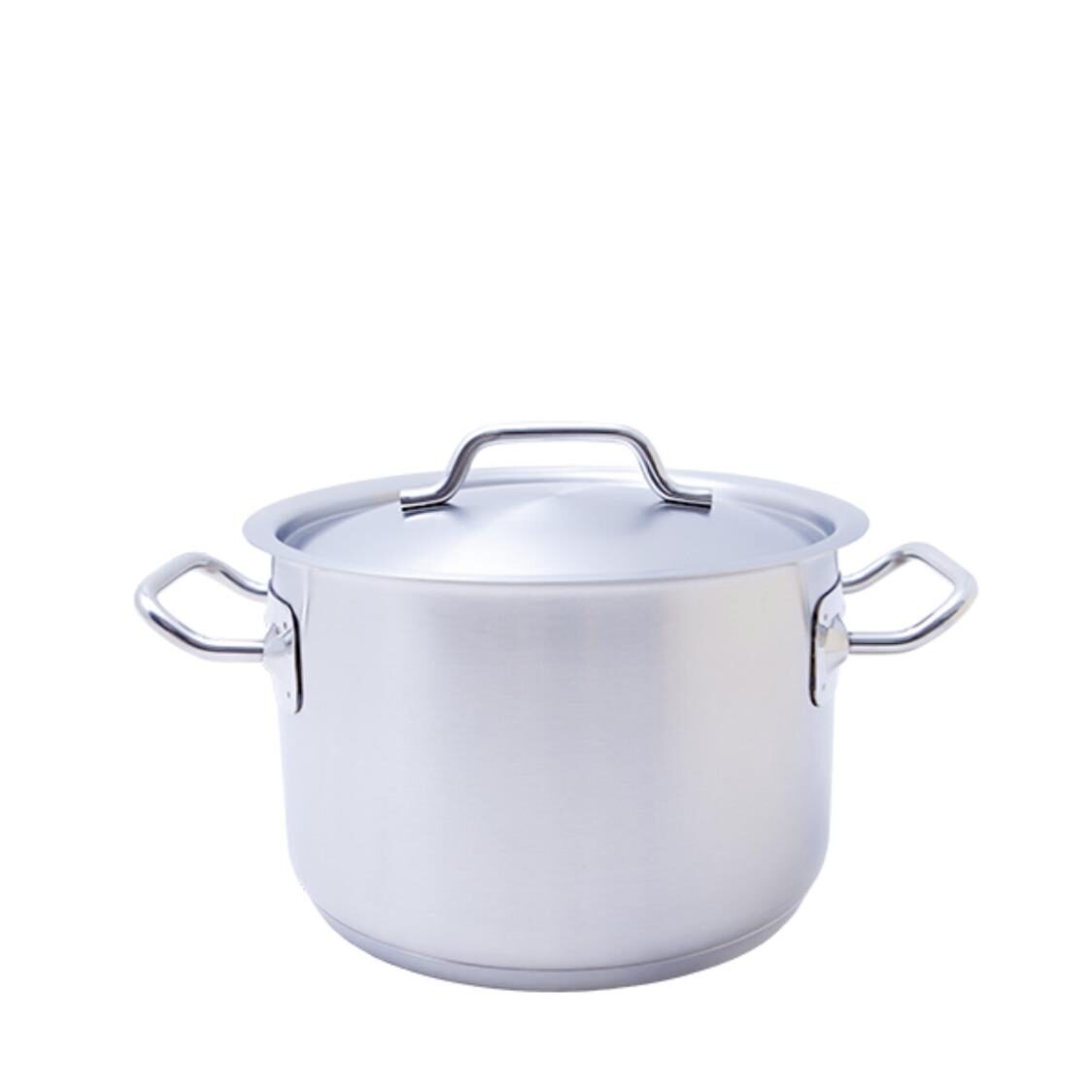 Safico 18-8 Stainless Steel High Casserole With Lid Ø20xH13cm 4.1L  731SF-R-112013-2000