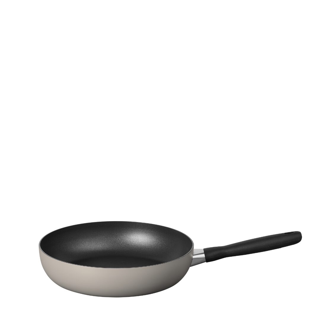 Meyer Bauhaus 28cm | Warm Grey Open Frypan Pan (13665)