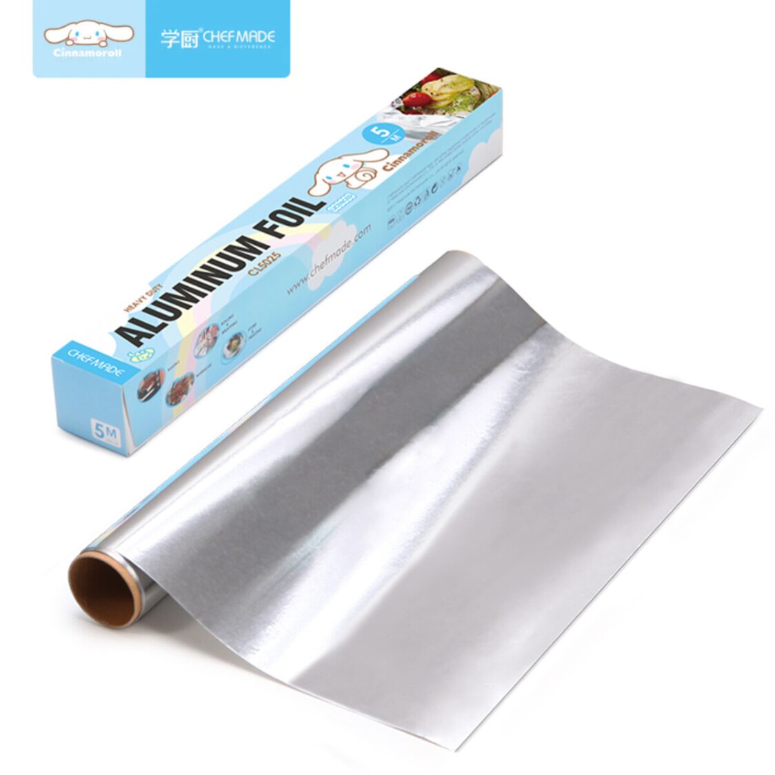 Chefmade Heavy Duty Aluminium Foil 30cmx5M Cinnamoroll (1898cm-CL5025)