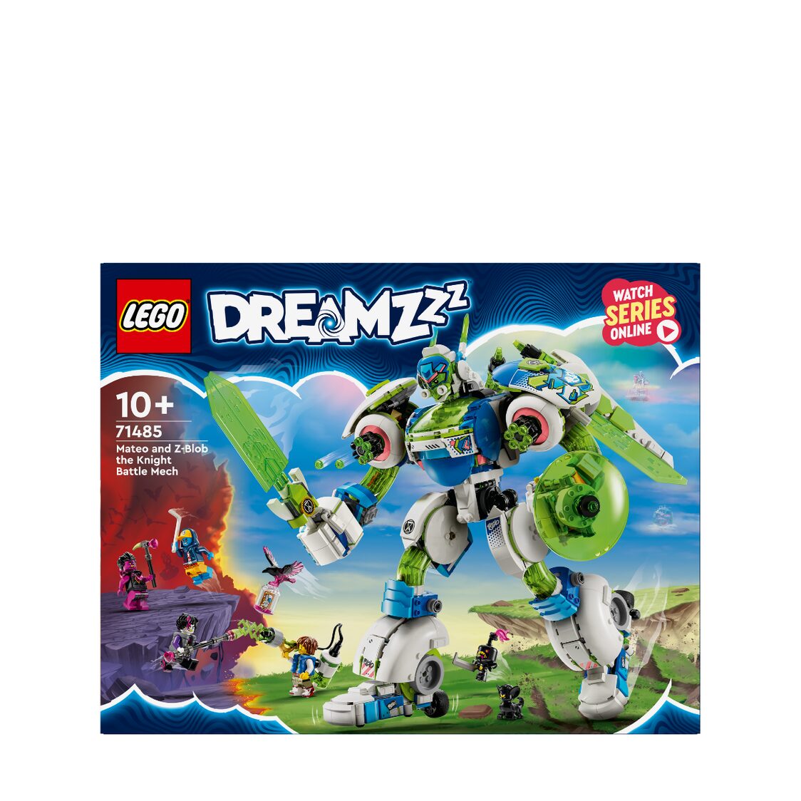 Lego Mateo and Z-Blob the Knight Battle Mech 71485