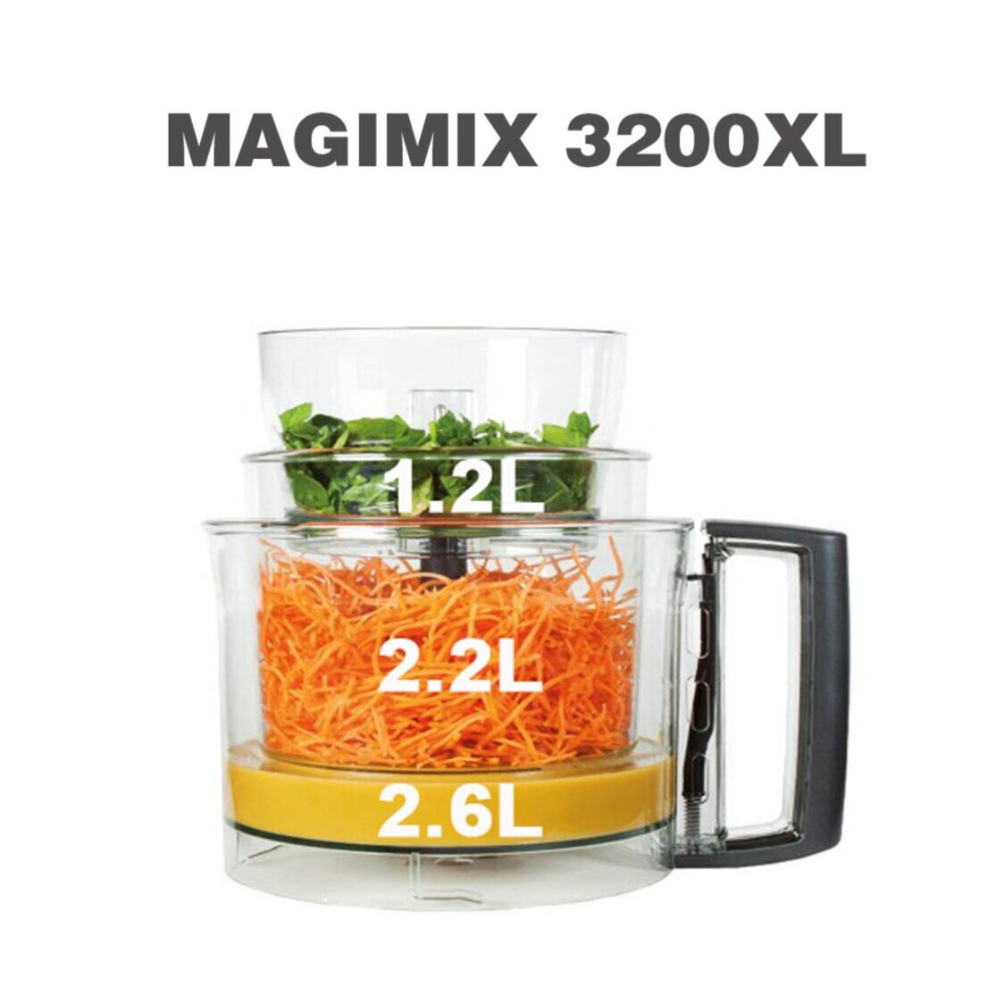 Magimix 3200Xl Multifunction Food Processor - Rounge (MGMX023229)