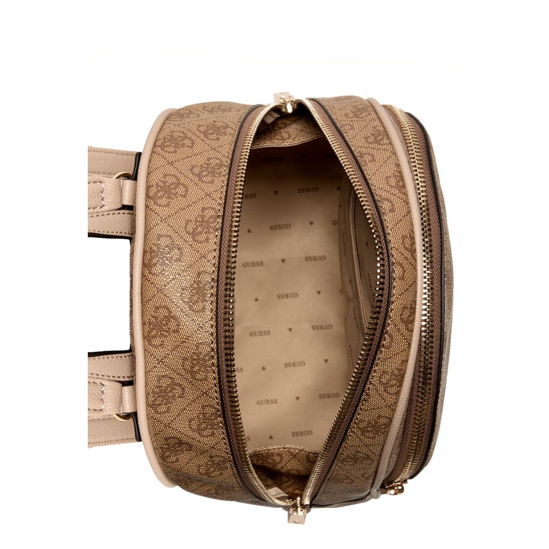 Guess Manhattan II Large Backpack - Latte Logo