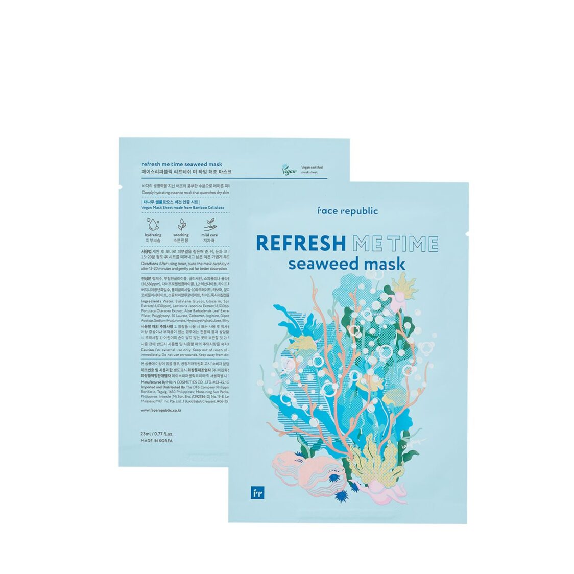 Face Republic Refresh Me Time Seaweed Mask 23ml