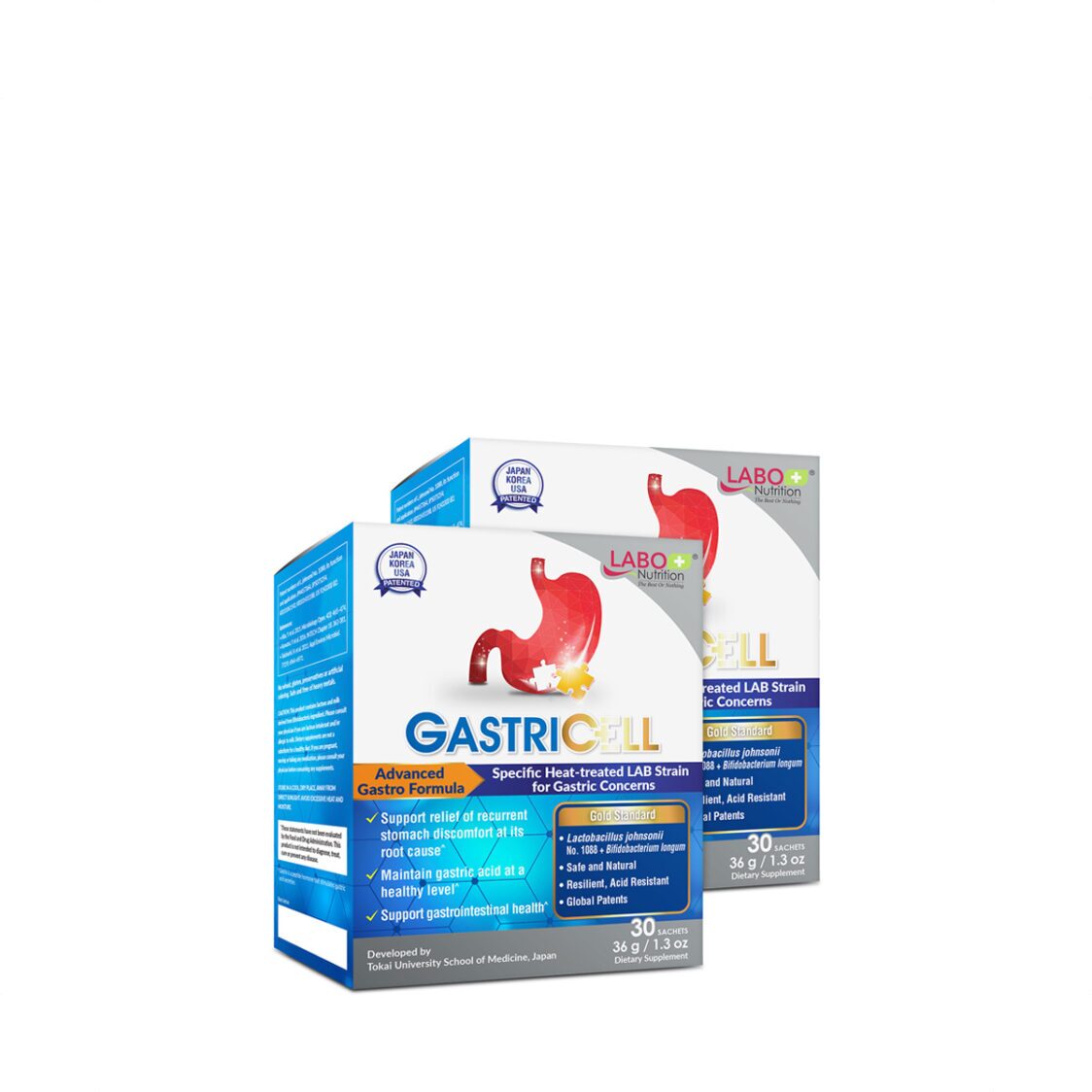 Labo Nutrition GASTRICELL 30 Sachets Twin Packs