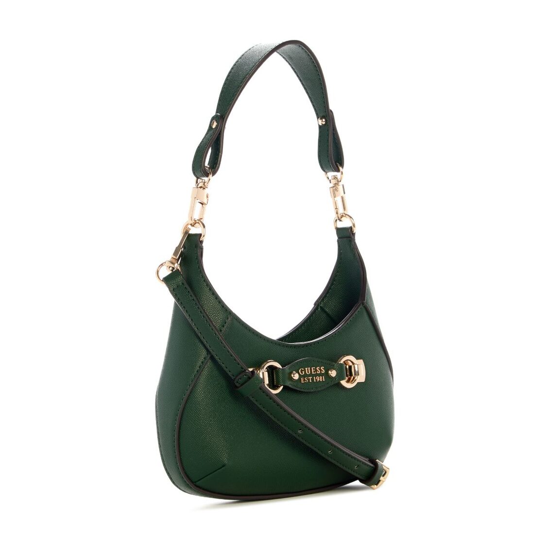 Guess Mimina Mini Top Zip Crossbody - Forest