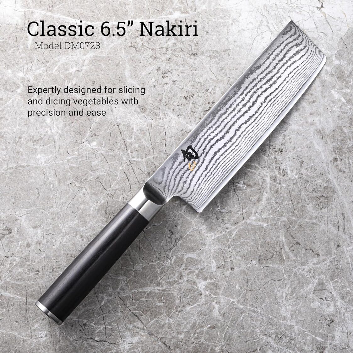 Kai Shun Classic Nakiri Knife 16.5cm (DM-0728)