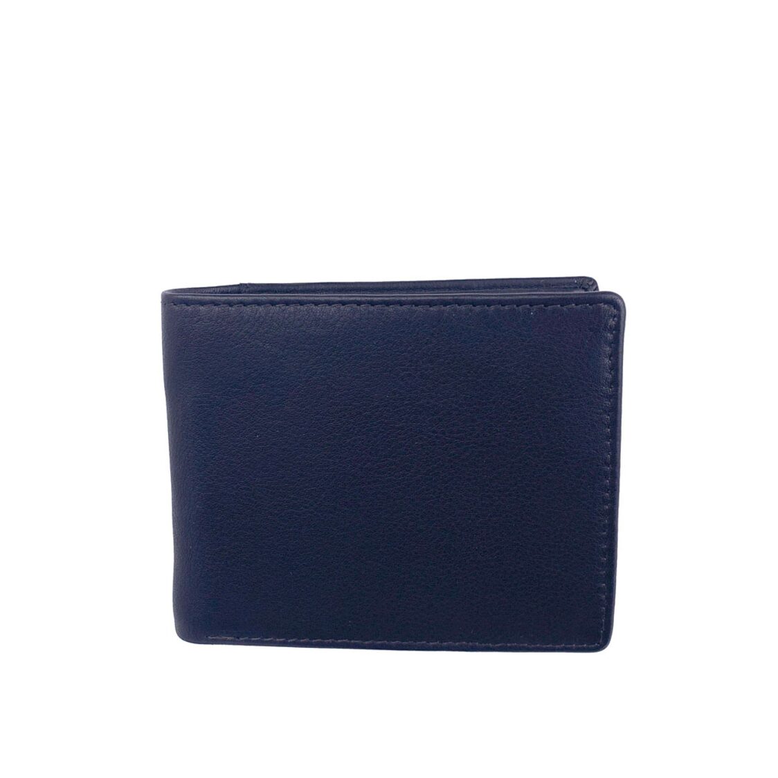 Mel&Co Genuine Leather Center Flap Wallet With Slip Pocket